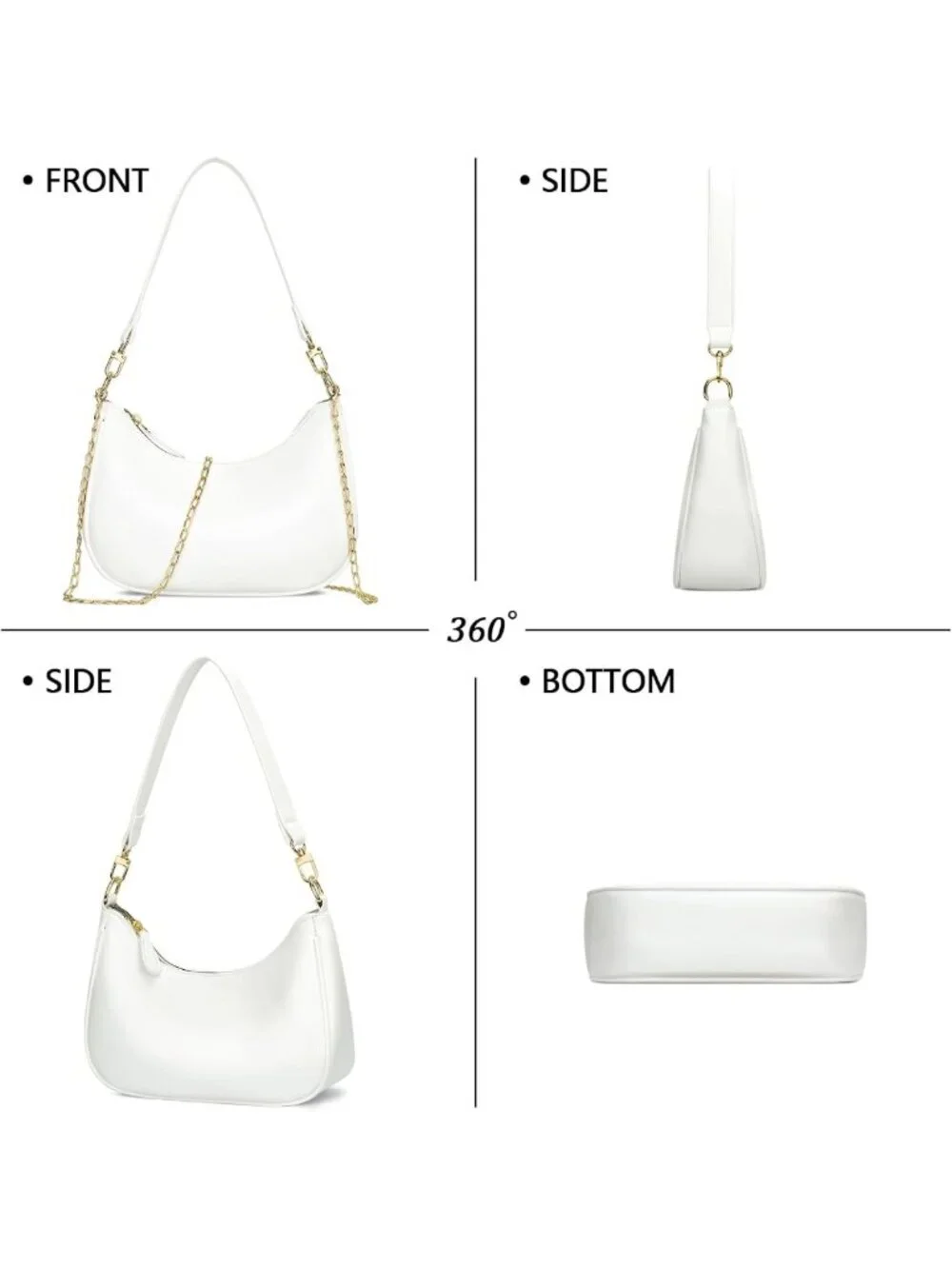 Cute Hobo Shoulder Bag for Women | Retro Underarm Purse & Tote Handbag